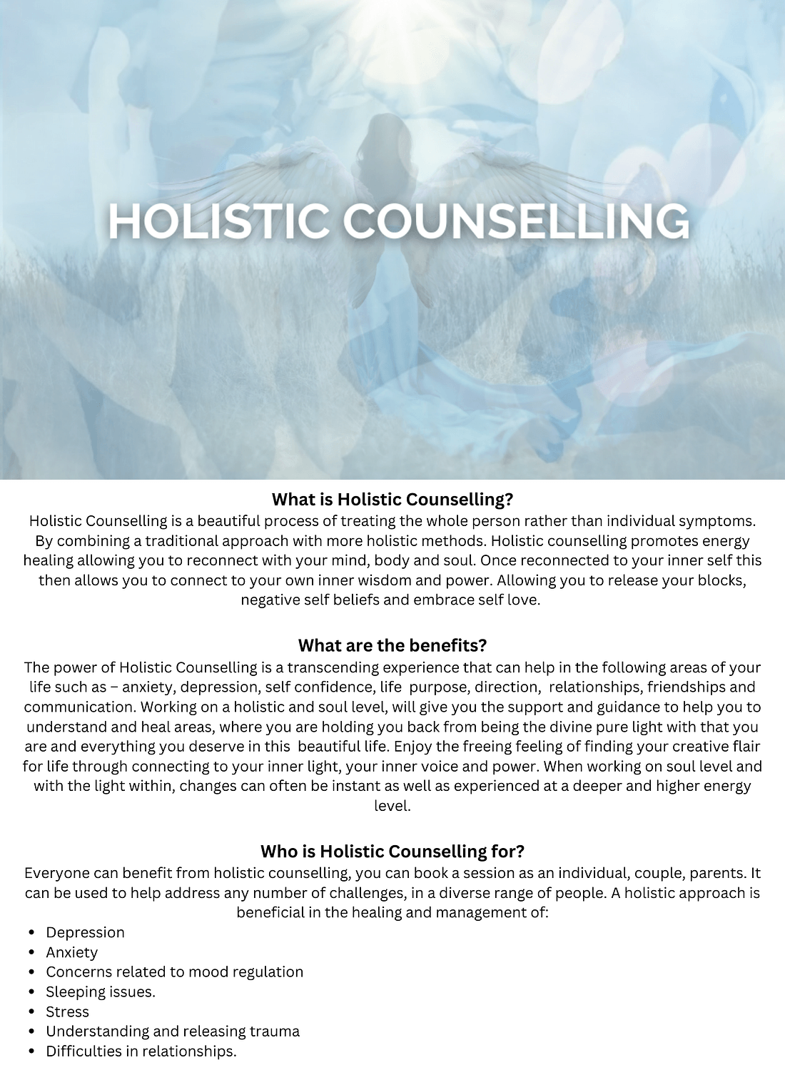 holistic counselling info